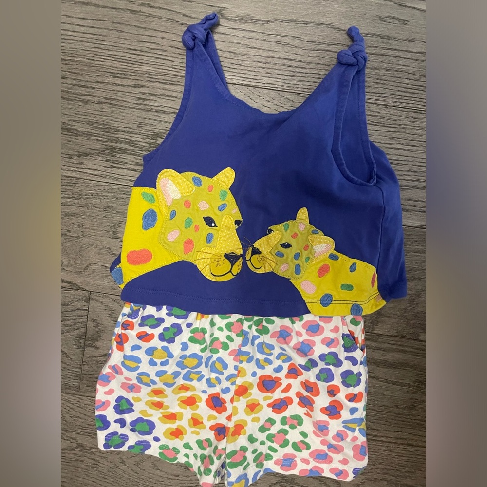 Mini Boden Leopard Romper